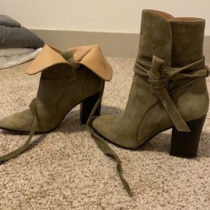 Banana republic Suede heeled boots